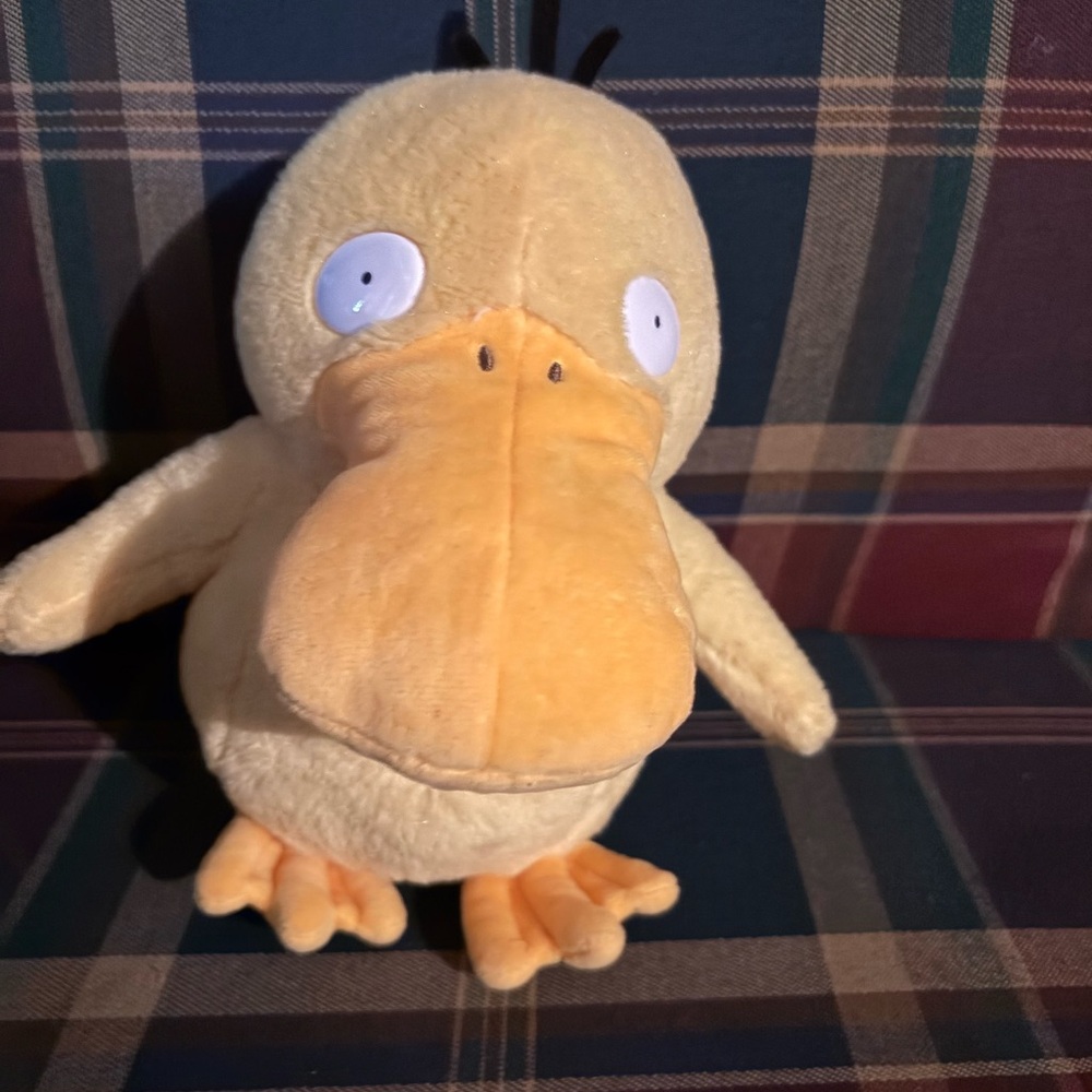 Pokemon Psyduck Plush - Cream and Orange